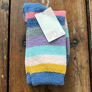 Make+Model Colorful Striped Butter Socks - Women’s Shoe Size 6-10.5